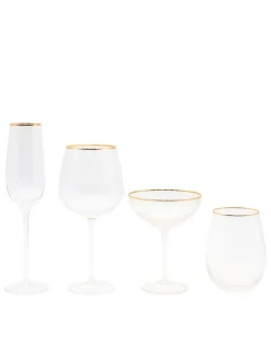 Glassware*Zjoosh Soiree Crystal Gin Tumblers (Set of 2) Clear