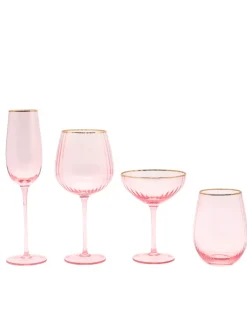 Glassware*Zjoosh Soiree Crystal Spritz Balloons (Set of 2) Pink