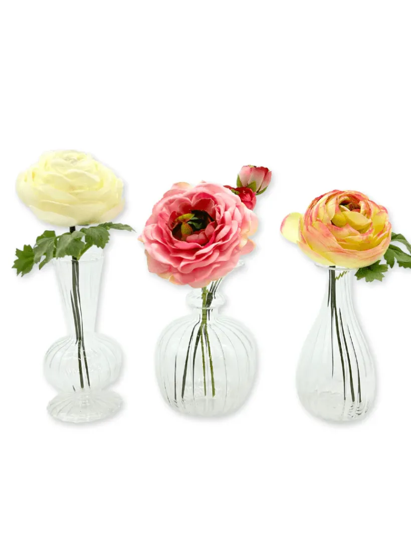 Glassware|Home Ornaments*Zjoosh Soiree Trio of Vases Clear