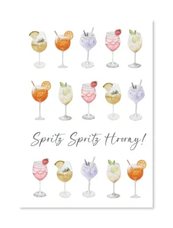 Stationery*Zjoosh Spritz Hooray Card