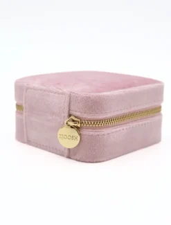 Jewellery Storage|Jewellery And Trinket Boxes*Zjoosh Square Jewellery Case Pink