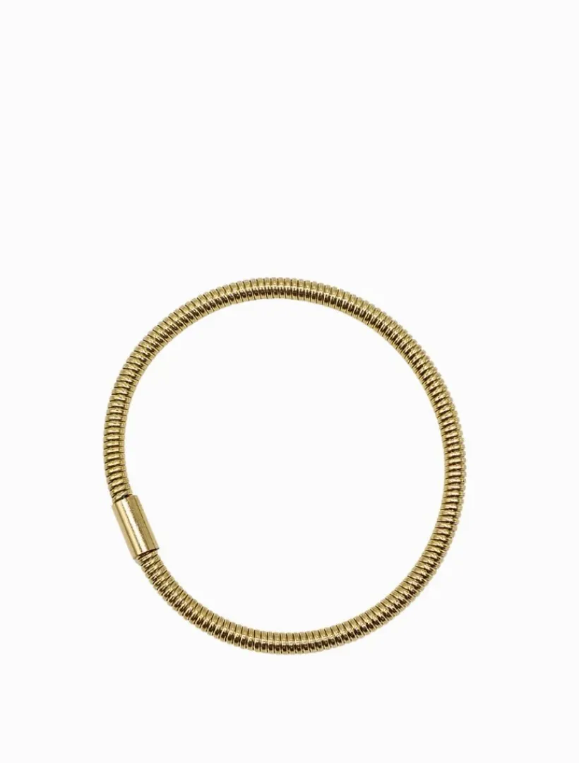 Bangles And Bracelets|Gold Jewellery*Zjoosh Stainless Mesh Bracelet Gold