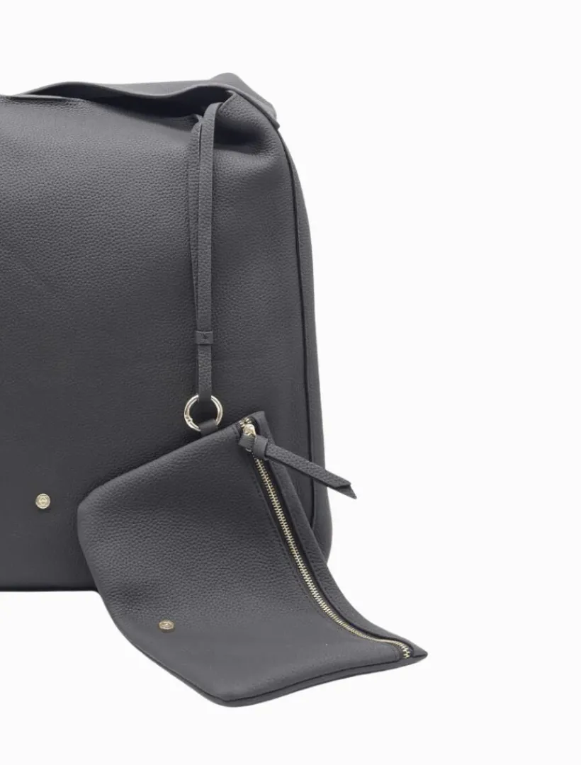 Totebags|Zjoosh Leather*Zjoosh Stevie Slouch Tote Black