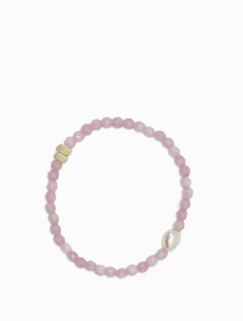 Pearl Jewellery|Bangles And Bracelets*Zjoosh Stone and Pearl Bracelet Lilac