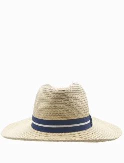 Hats & Hair Accessories*Zjoosh Summer Fedora Navy Stripe