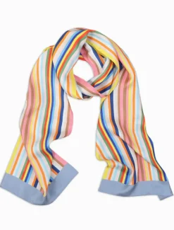 Fashion Scarves|Scarves*Zjoosh Sunday Stripes Silk Scarf