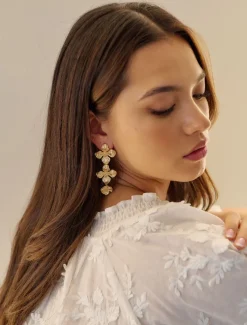 Symposium|Earrings*Zjoosh Symposium Chain Blooms Earrings