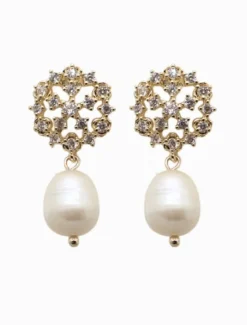 Symposium|Pearl Jewellery*Zjoosh Symposium Crystal Constellation Pearl Drops