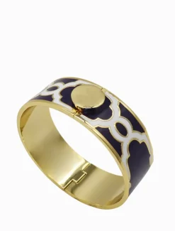 Symposium|Bangles And Bracelets*Zjoosh Symposium Enamel Cuff Navy