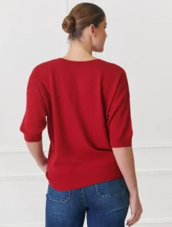 Knits And Jumpers*Zjoosh Tara Knit Red