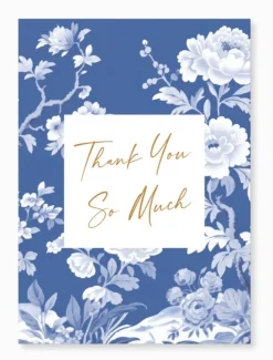 Stationery*Zjoosh Thank You Chinoiserie Card