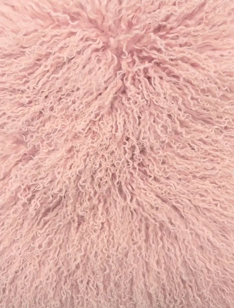 Cushions*Zjoosh Tibetan Fur Cushion Blush