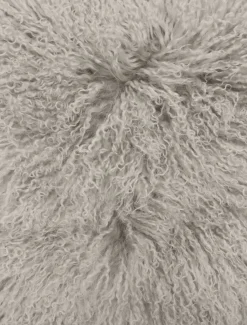 Cushions*Zjoosh Tibetan Fur Cushion Grey
