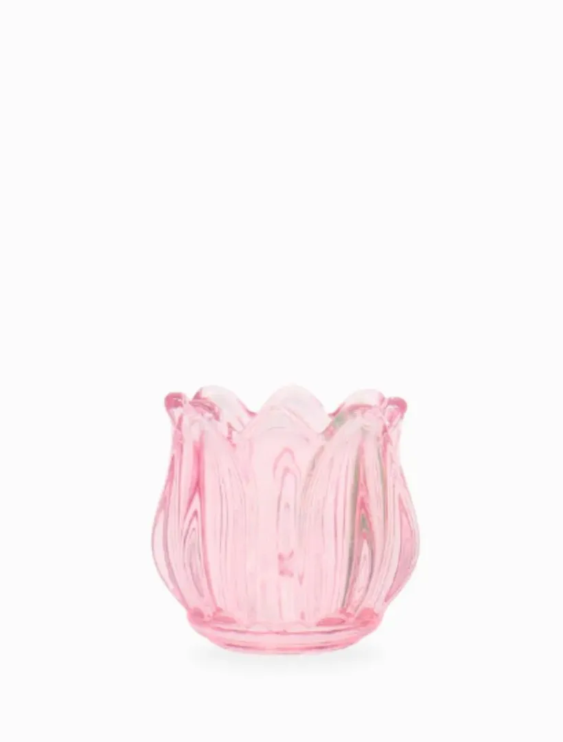 Tea Lights & Candle Holders*Zjoosh Tulip Votive Rose