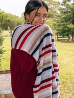 Scarves|Cashmere Scarves*Zjoosh Valentina Cashmere Scarf Multi Grey