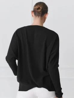 Knits And Jumpers*Zjoosh Vanessa Cashmere Jumper Black