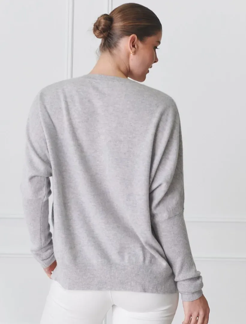 Knits And Jumpers*Zjoosh Vanessa Cashmere Jumper Grey