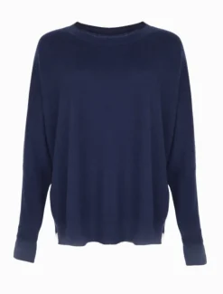 Knits And Jumpers*Zjoosh Vanessa Cashmere Jumper Navy
