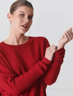 Knits And Jumpers*Zjoosh Vanessa Cashmere Jumper Rosewood