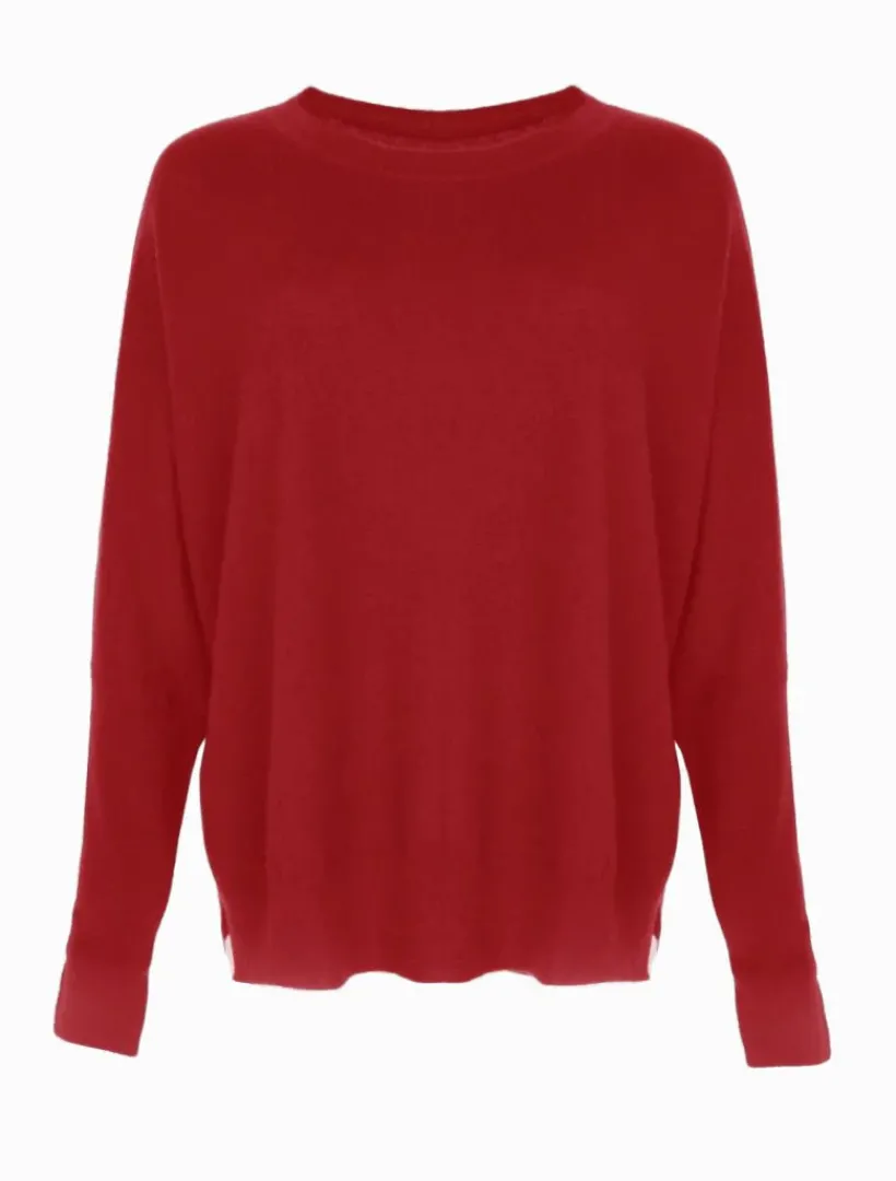 Knits And Jumpers*Zjoosh Vanessa Cashmere Jumper Rosewood