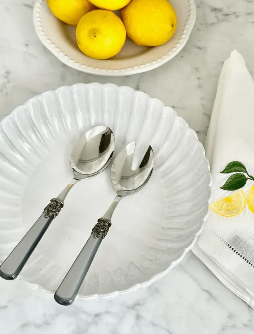 Cutlery & Servers*Zjoosh Verona 2 Piece Salad Server Grey