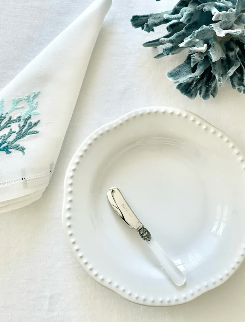Cutlery & Servers*Zjoosh Verona Small Butter Knife White