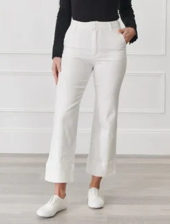 Pants*Zjoosh Wanda Denim Pant White