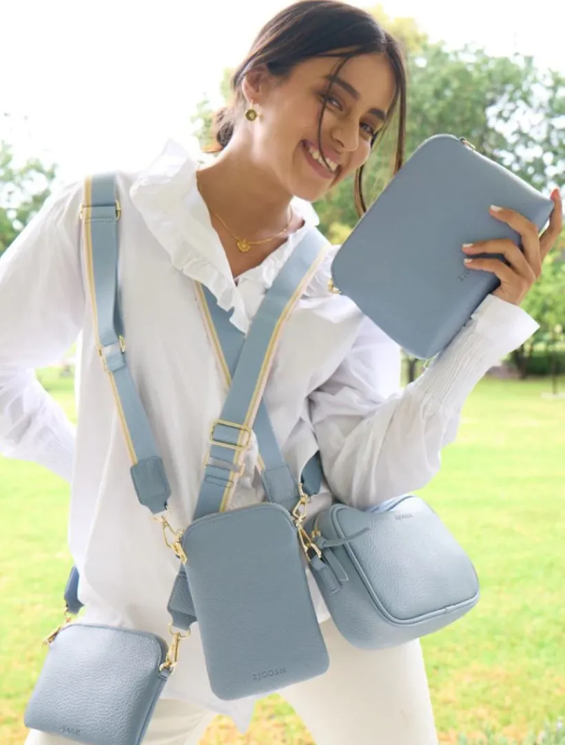 Travel And Cosmetic Bags|Travel & Cosmetic Bags*Zjoosh Wanderer Cross Body Bag Denim