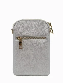 Travel And Cosmetic Bags|Travel & Cosmetic Bags*Zjoosh Wanderer Cross Body Bag Silver