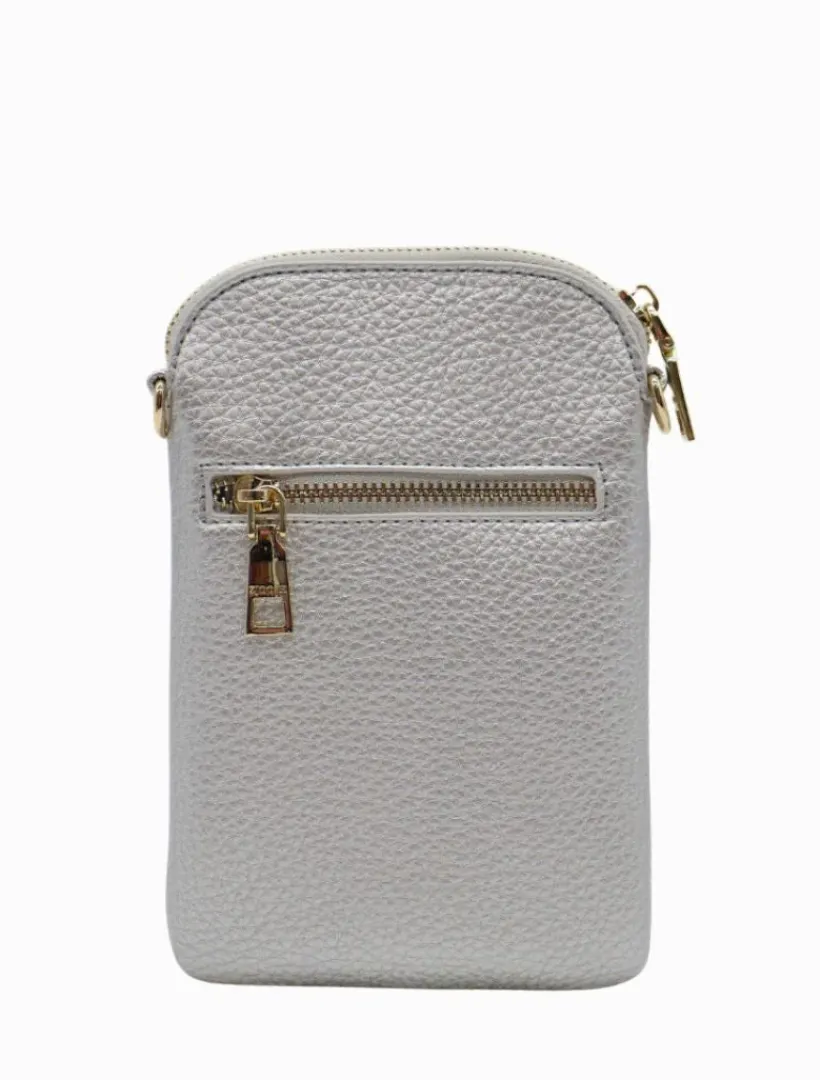 Travel And Cosmetic Bags|Travel & Cosmetic Bags*Zjoosh Wanderer Cross Body Bag Silver