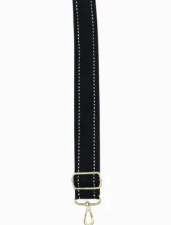 Bag Straps|Bag Straps*Zjoosh Webbing Bag Strap Black White