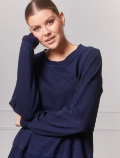 Loungewear|Knits And Jumpers*Zjoosh Classic Sweatshirt Indigo