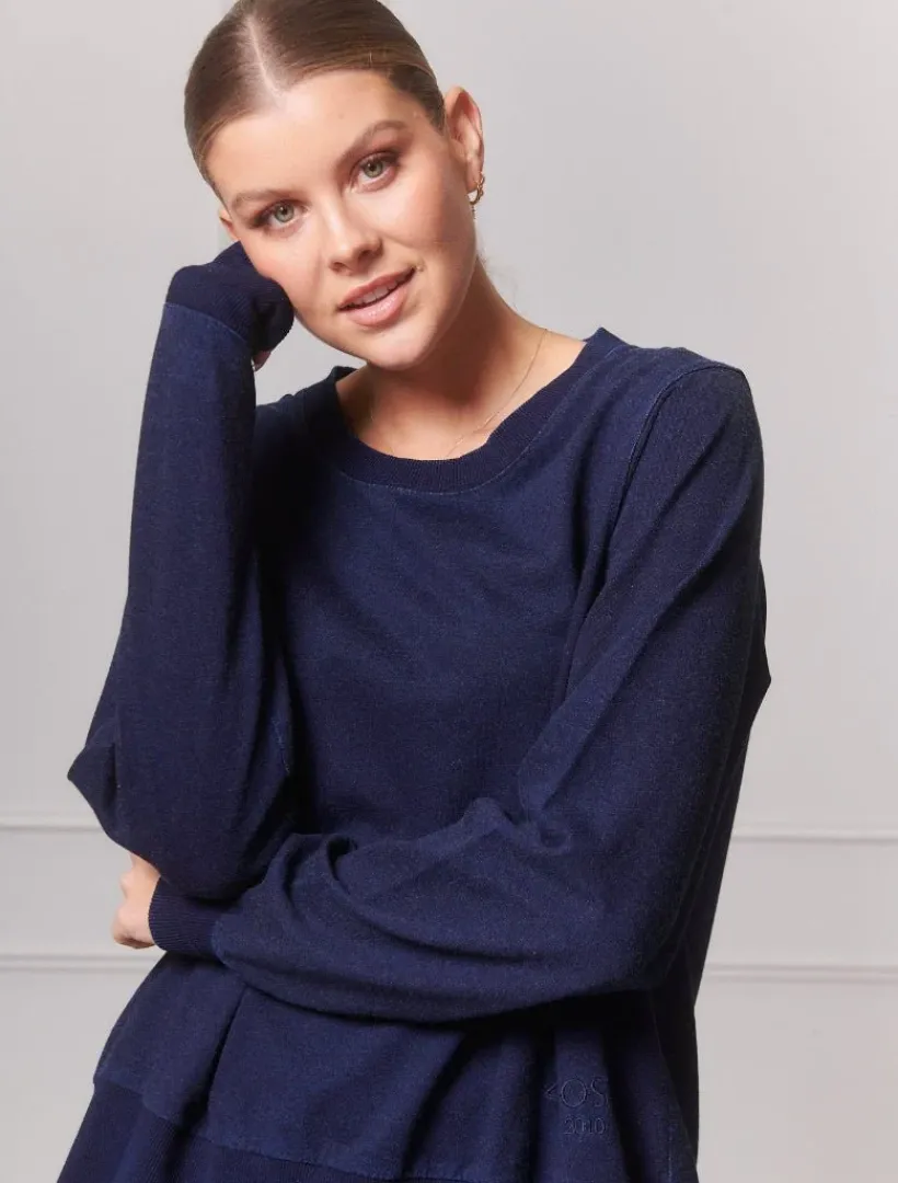 Loungewear|Knits And Jumpers*Zjoosh Classic Sweatshirt Indigo